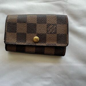 Louis Vuitton Checkered Brown & Black Key Holder